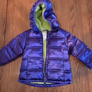 Healthtex 12 month Girls Purple Puffer Jacket Coat